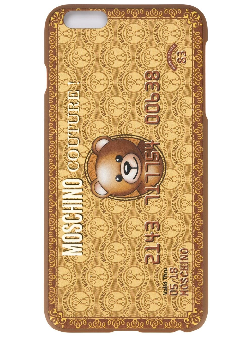 Moschino credit card iPhone 6 plus case - Metallic von Moschino