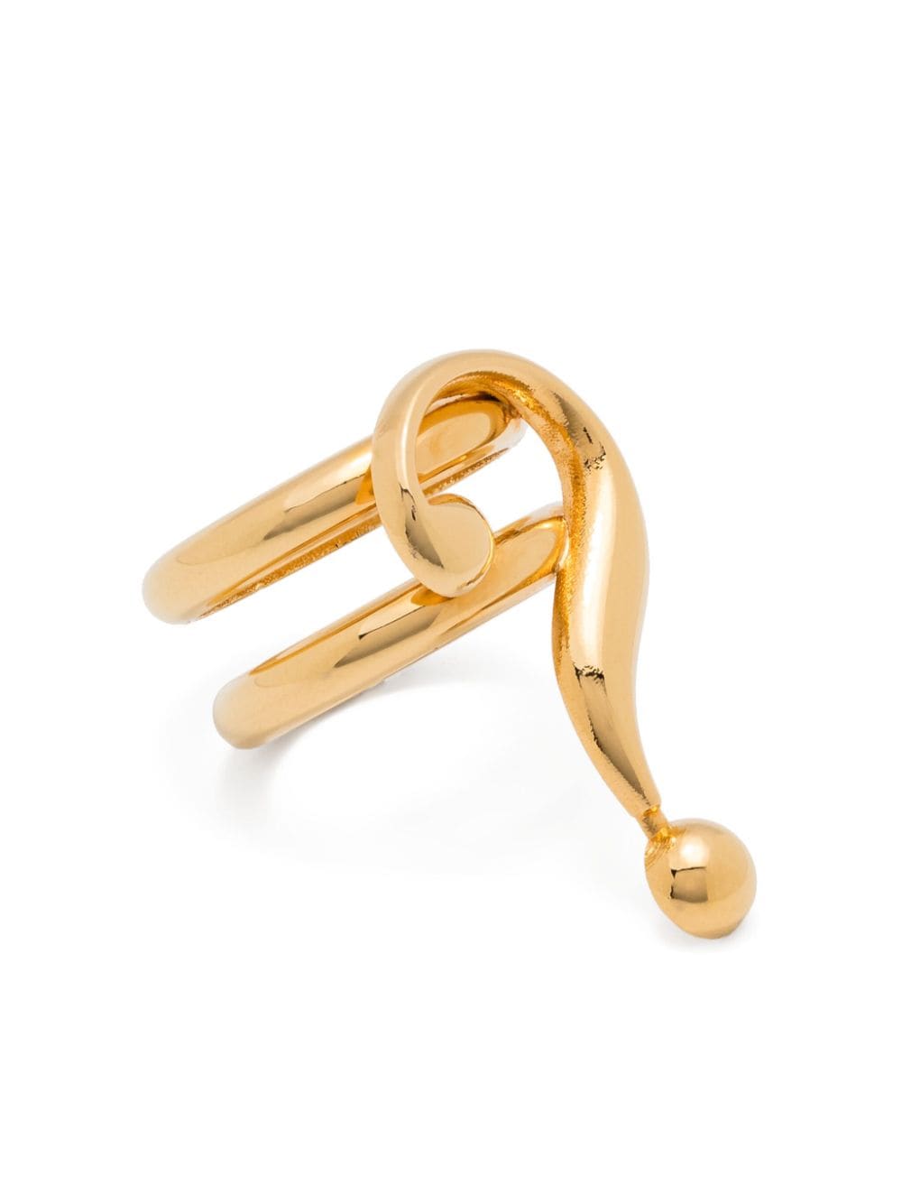 Moschino double-band ring - Gold von Moschino