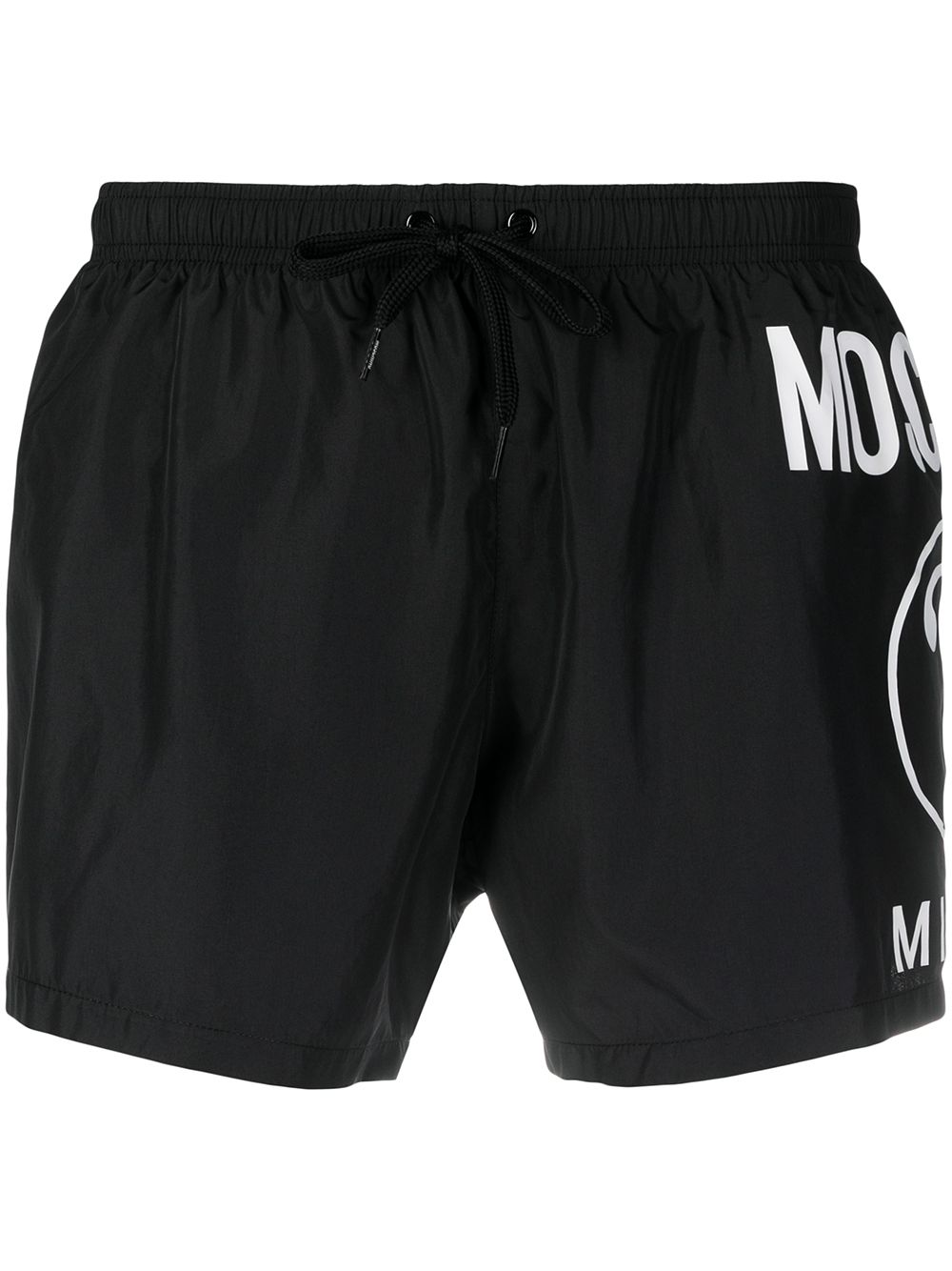 Moschino double question mark swimming shorts - Black von Moschino