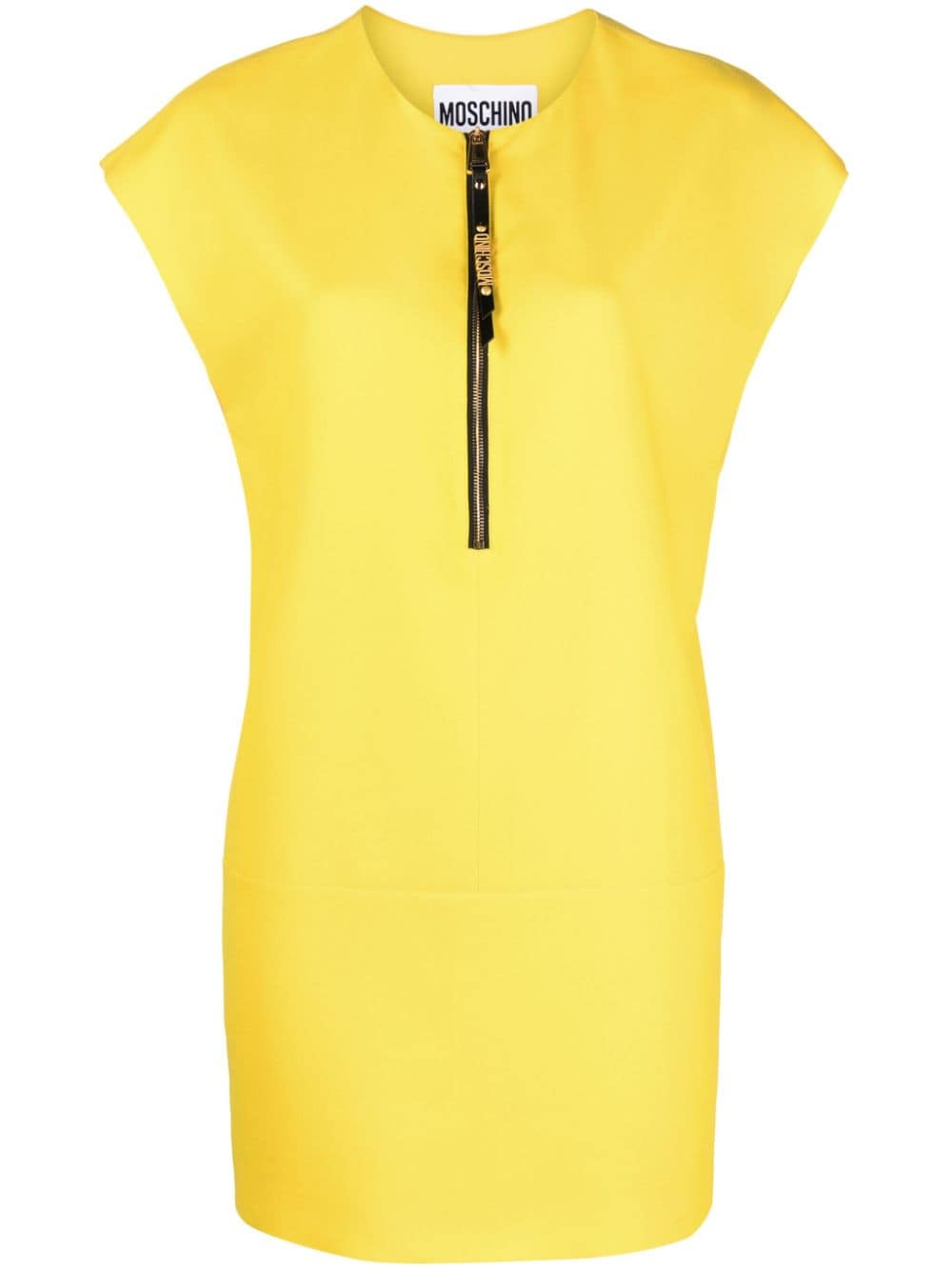 Moschino dropped-shoulder sleeveless dress - Yellow von Moschino