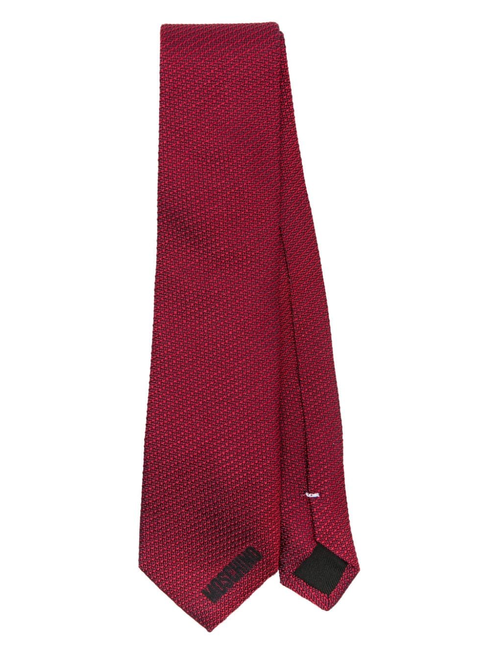 Moschino embroidered silk tie von Moschino