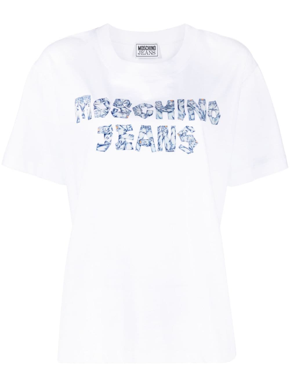 MOSCHINO JEANS jeans logo-print T-shirt - White von MOSCHINO JEANS