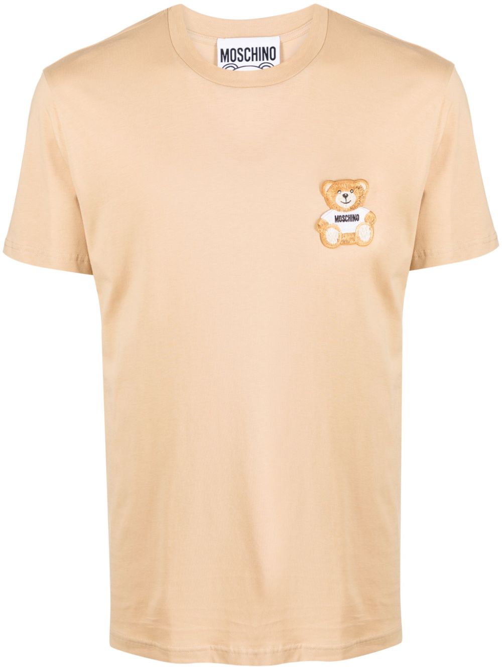 Moschino Teddy Bear-appliqué T-shirt - Neutrals von Moschino