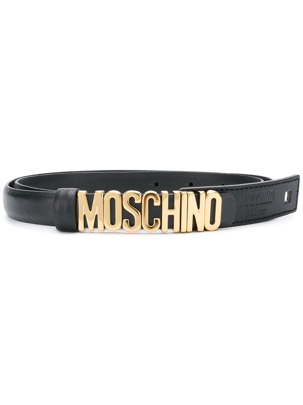 Moschino logo belt - Black von Moschino