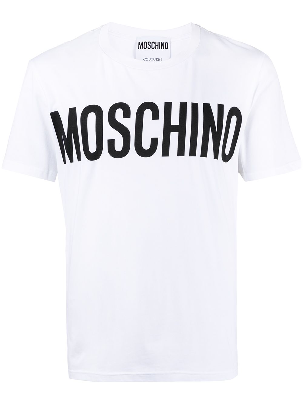 Moschino logo print T-shirt - White von Moschino