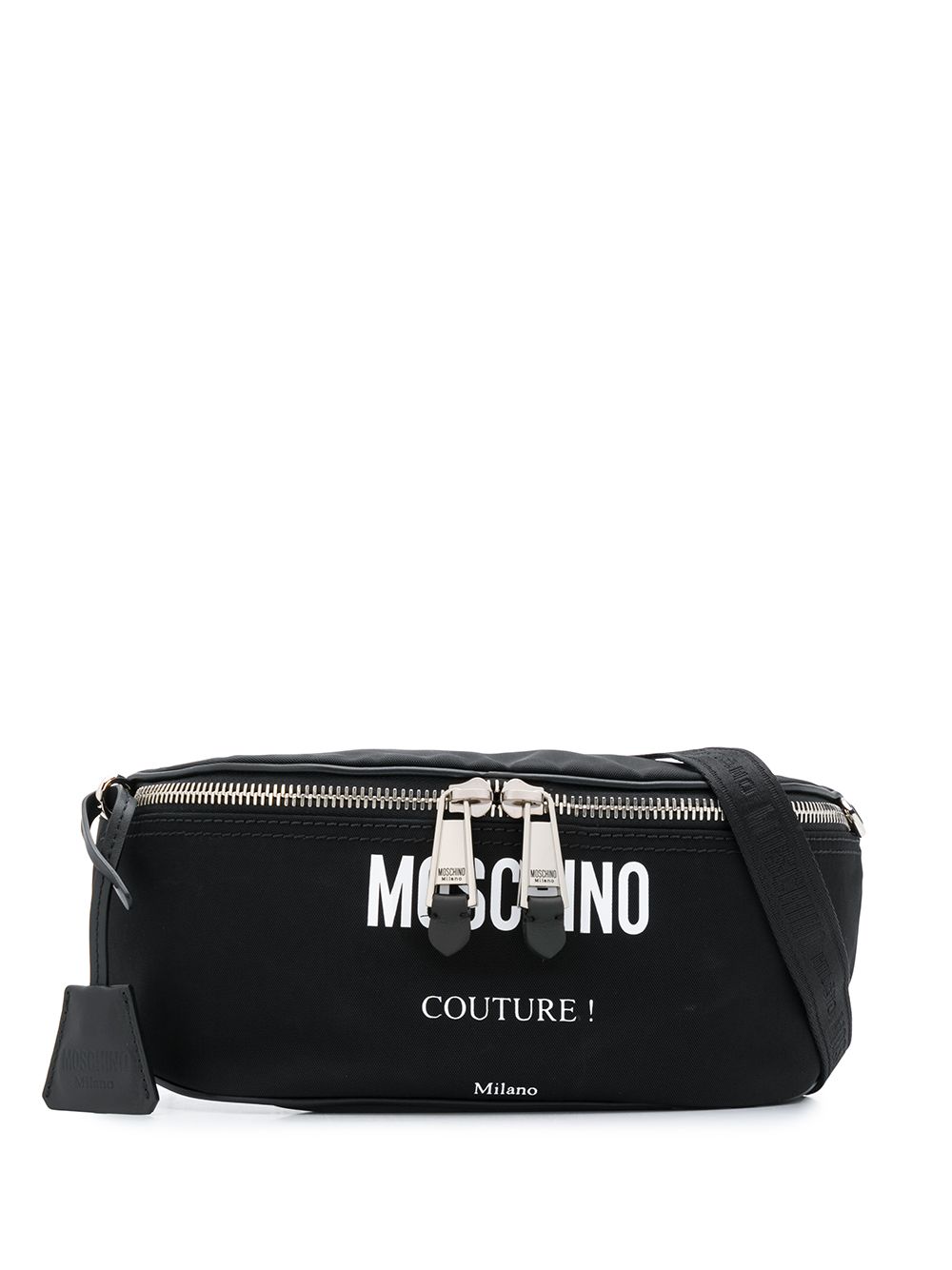 Moschino logo print belt bag - Black von Moschino