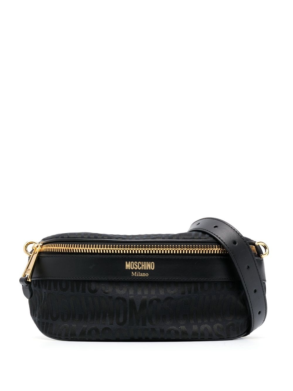 Moschino logo-print belt bag - Black von Moschino