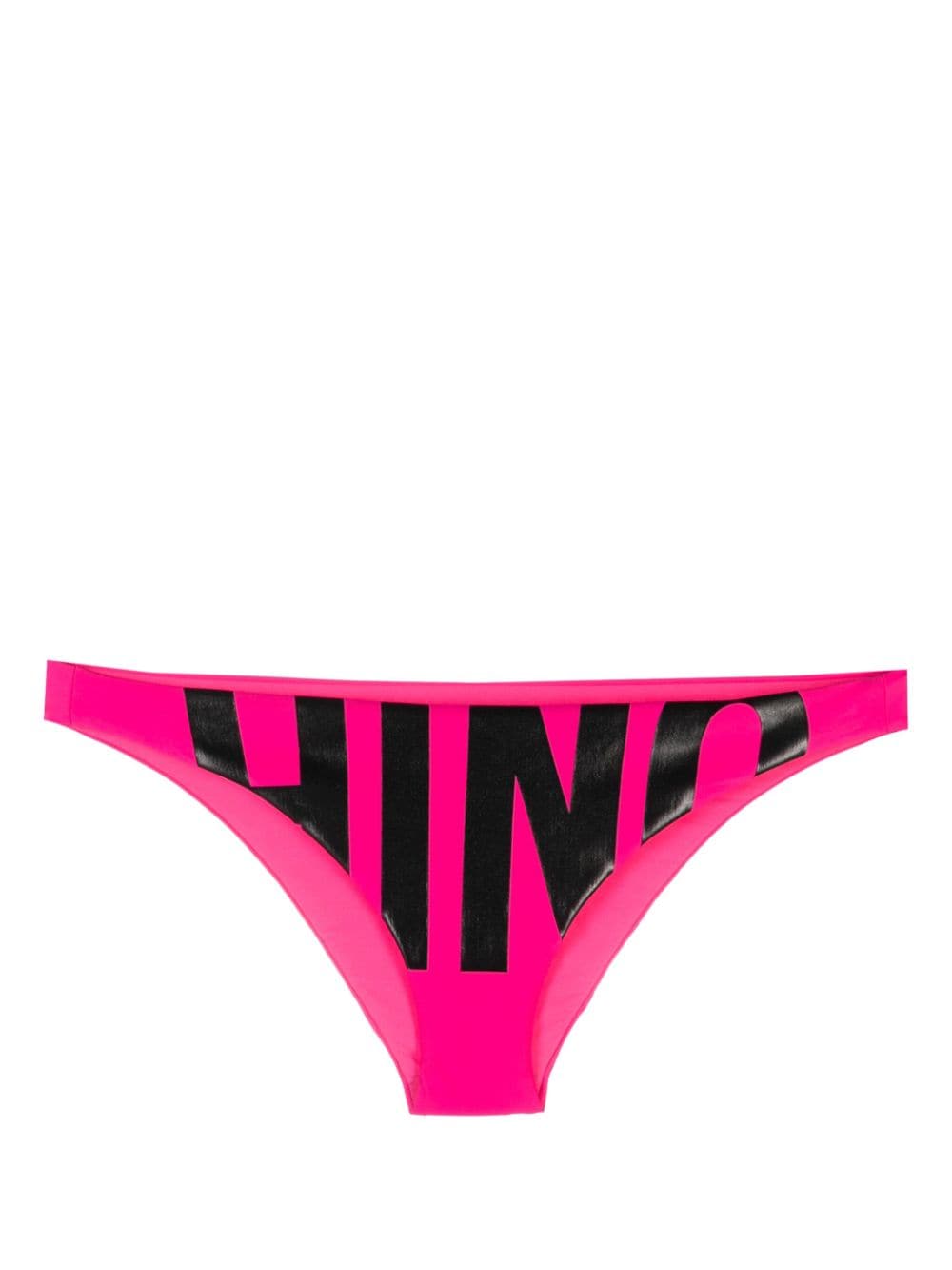 Moschino logo print bikini bottoms - Pink von Moschino
