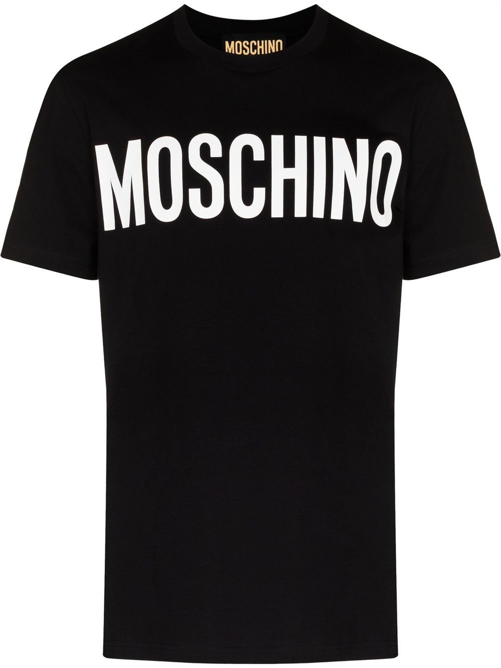 Moschino logo-print organic cotton T-shirt - Black von Moschino