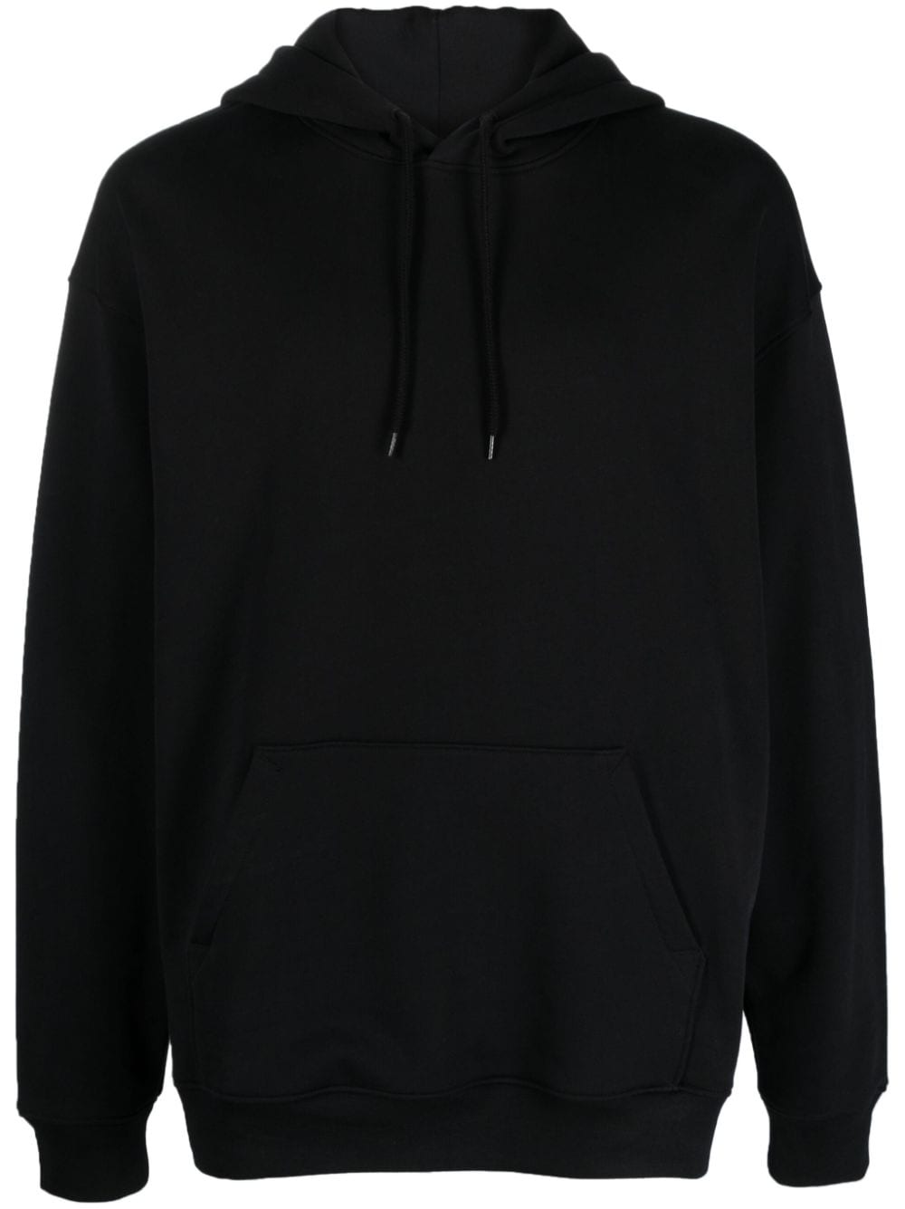 Moschino logo-print organic-cotton hoodie - Black von Moschino