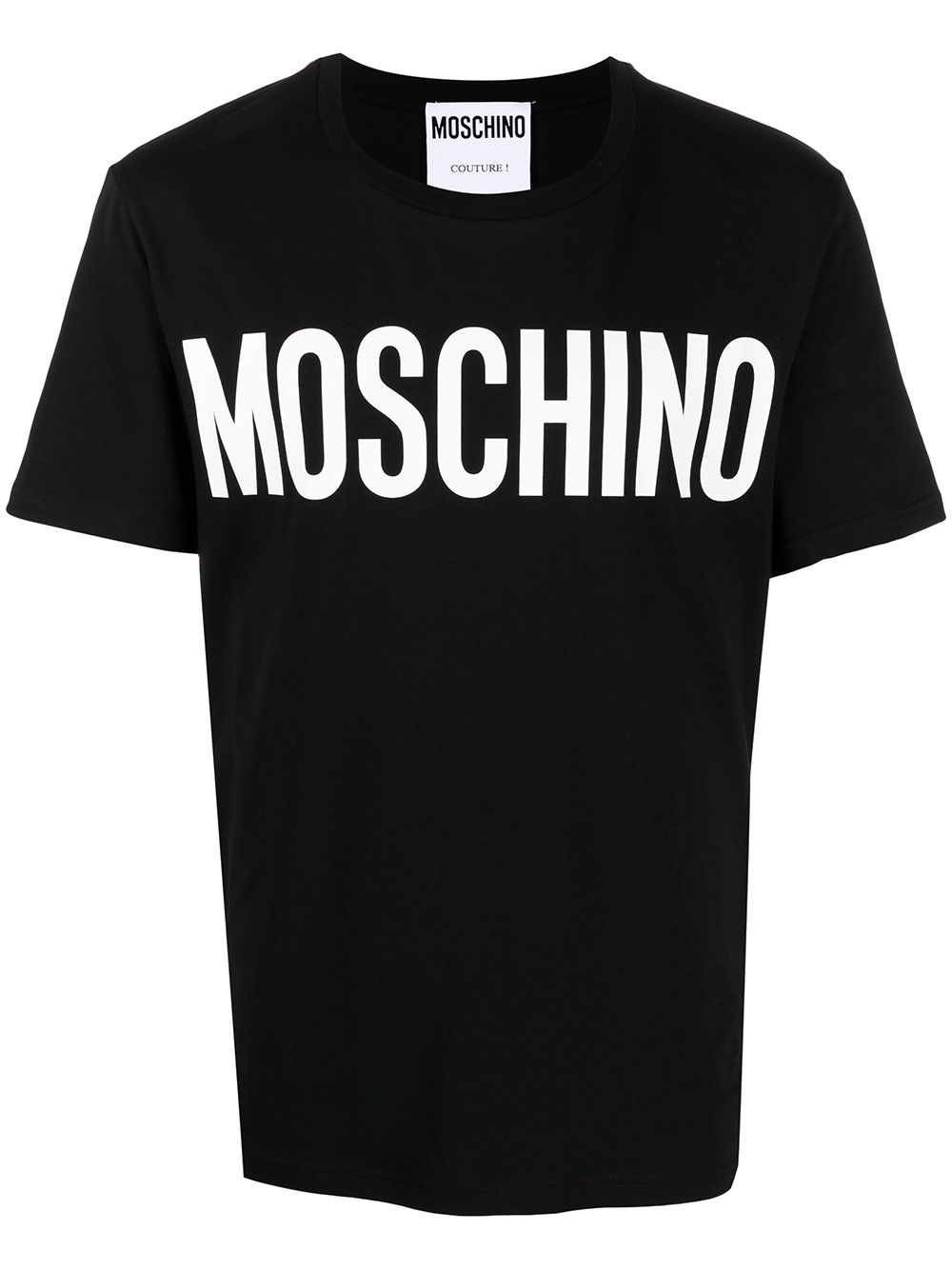 Moschino logo-print short-sleeve T-shirt - Black von Moschino