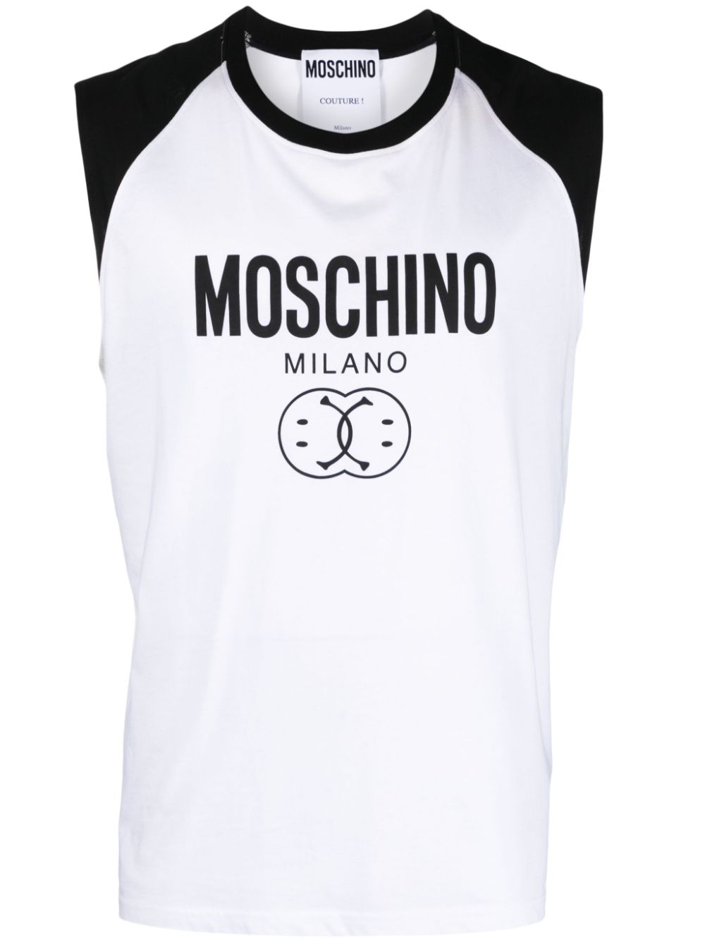 Moschino logo-print organic-cotton T-shirt - White von Moschino