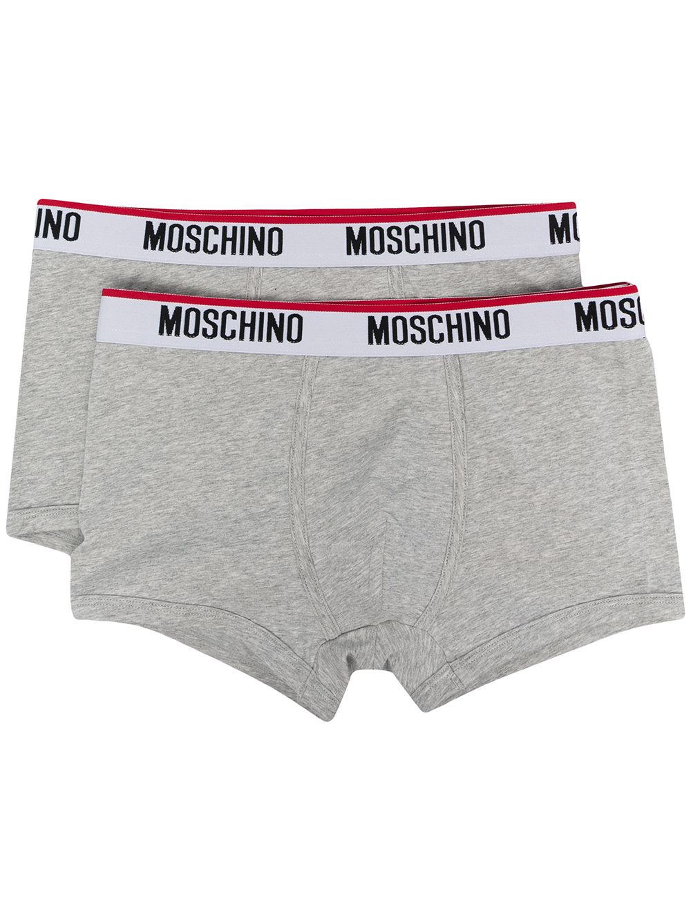 Moschino logo waistband boxer set - Grey von Moschino