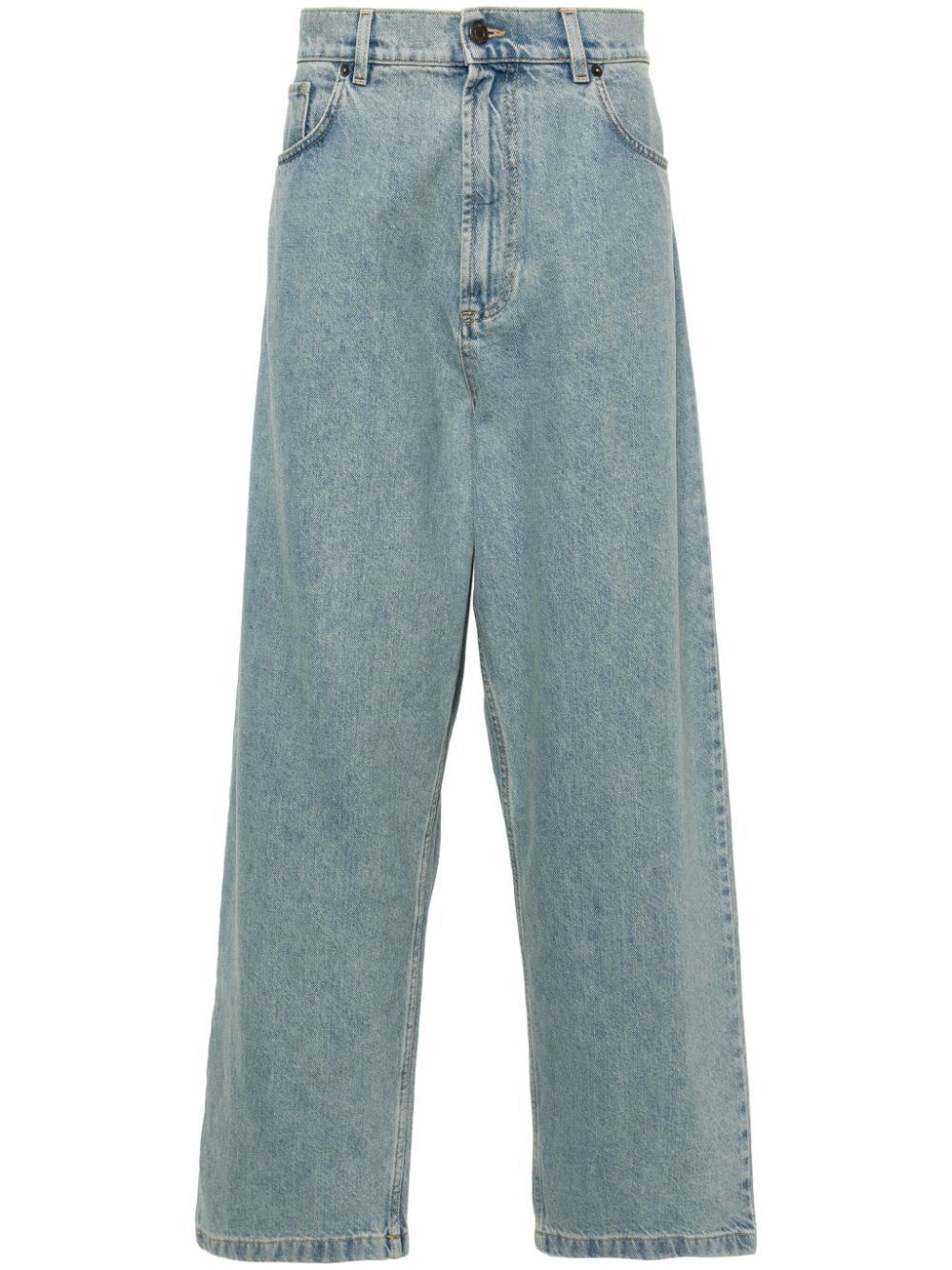 Moschino mid-rise wide-leg jeans - Blue von Moschino