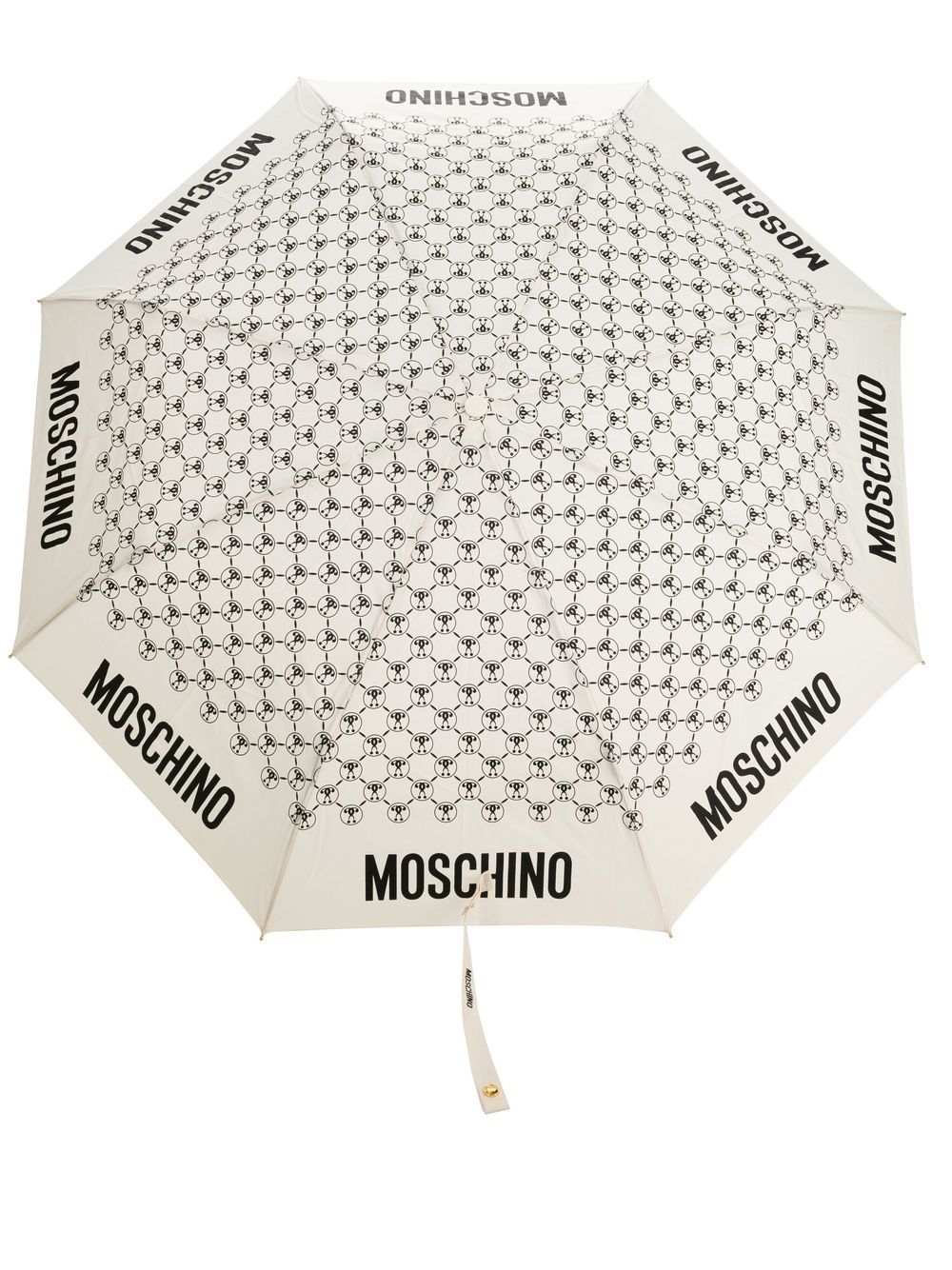 Moschino monogram-print umbrella - Neutrals von Moschino