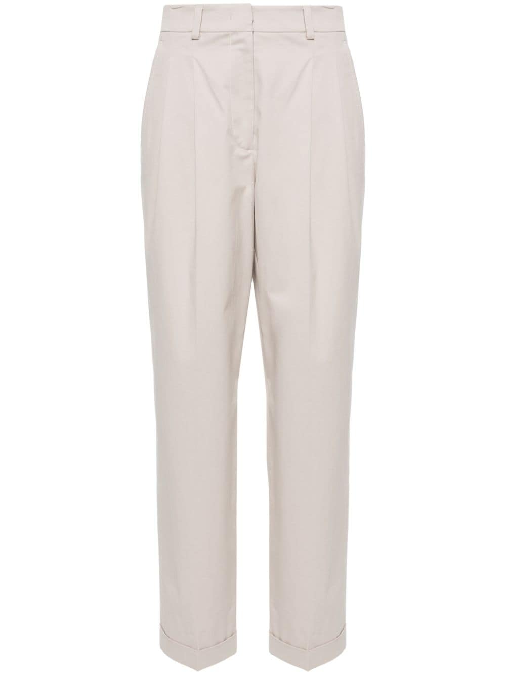 Moschino pleat-detail trousers - Neutrals von Moschino