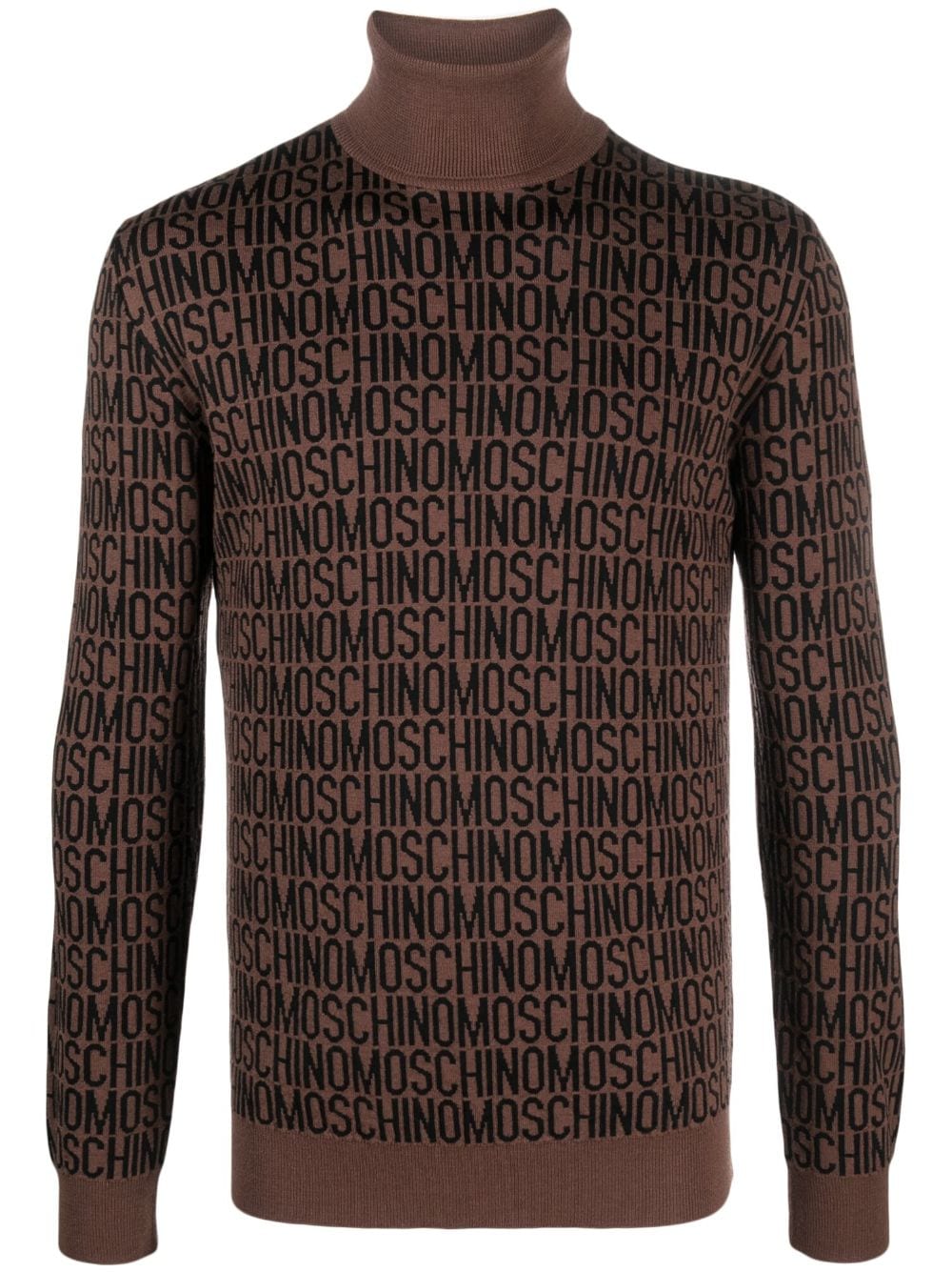 Moschino roll-neck virgin wool jumper - Brown von Moschino