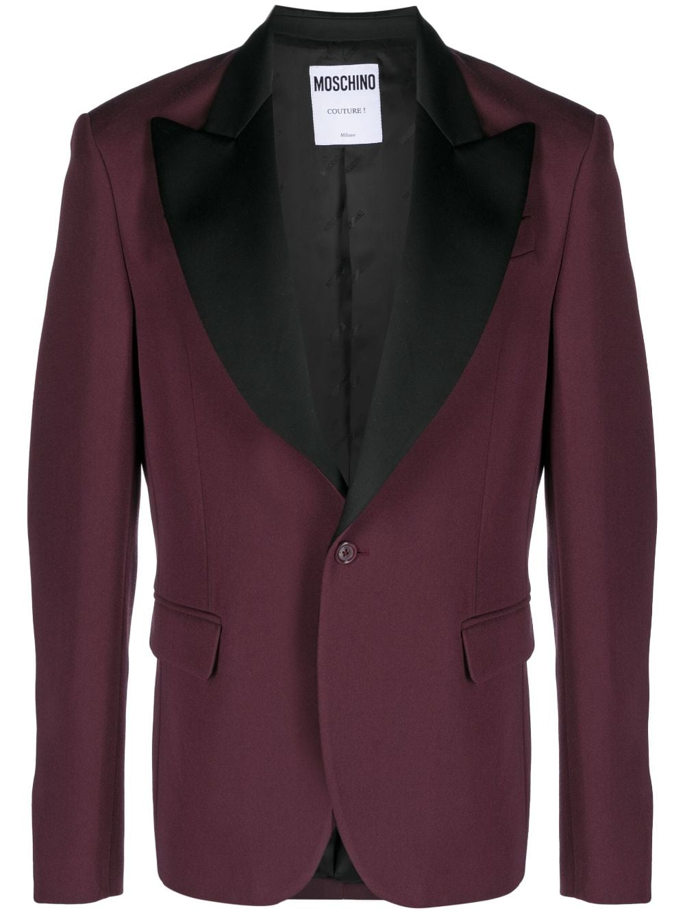 Moschino single-breasted blazer - Purple von Moschino