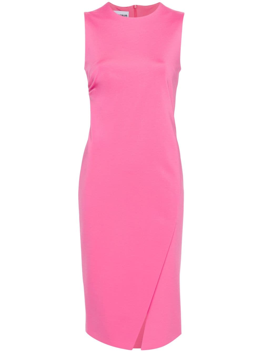 Moschino sleeveless gathered midi dress - Pink von Moschino