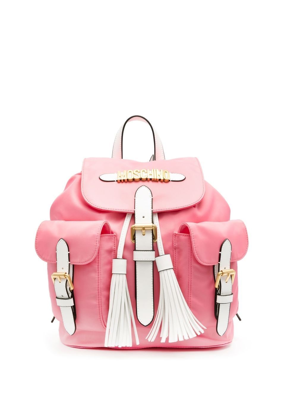 Moschino tassel-trim backpack - Pink von Moschino