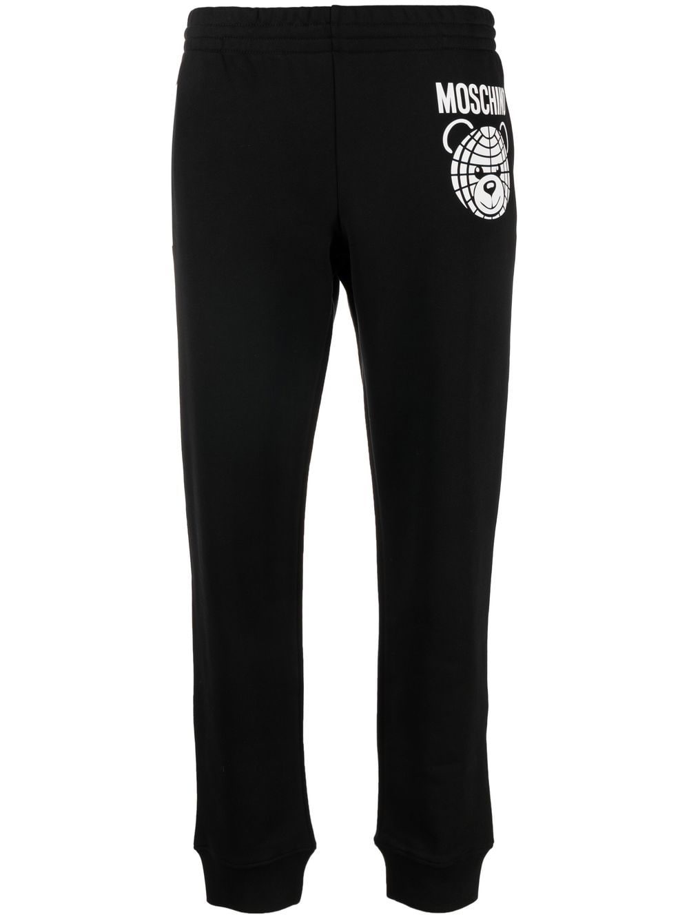 Moschino teddy bear organic cotton track trousers - Black von Moschino