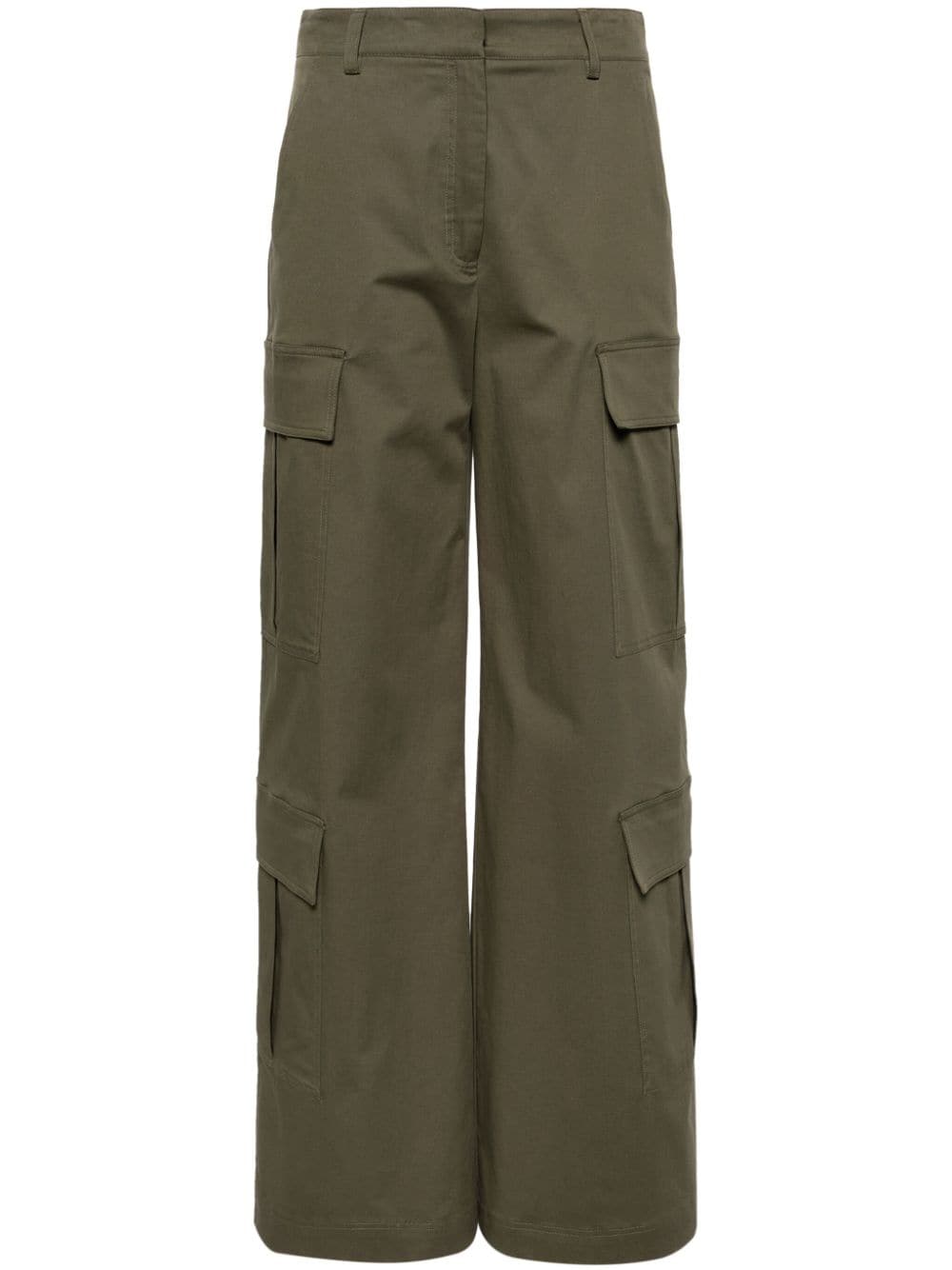 Moschino wide-leg cargo trousers - Green von Moschino