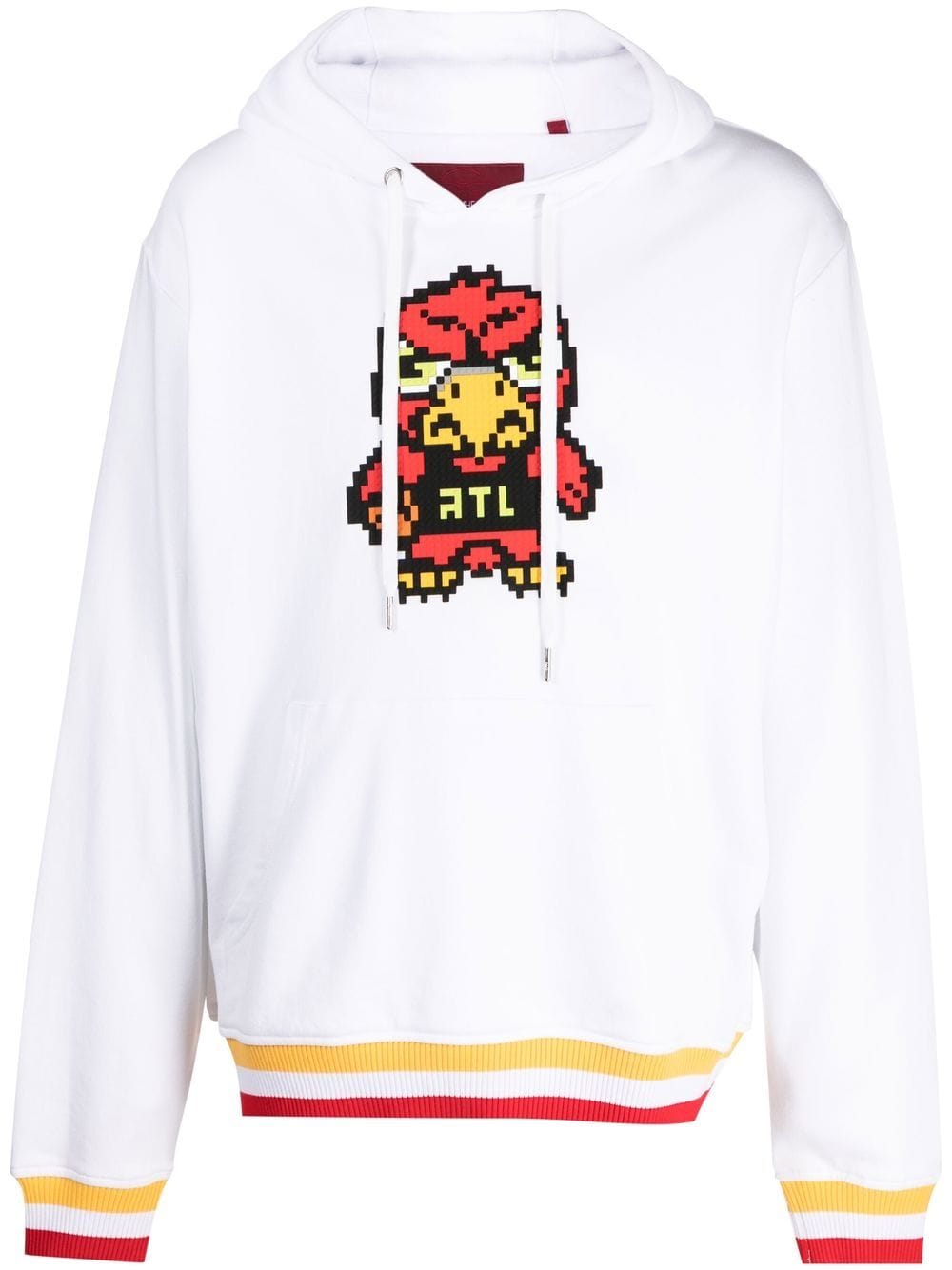 Mostly Heard Rarely Seen 8-Bit Atlanta graphic-print hoodie - White von Mostly Heard Rarely Seen 8-Bit