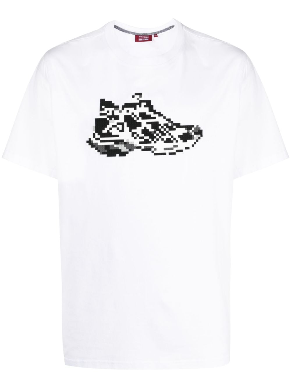 Mostly Heard Rarely Seen 8-Bit Black Runner cotton T-shirt - White von Mostly Heard Rarely Seen 8-Bit