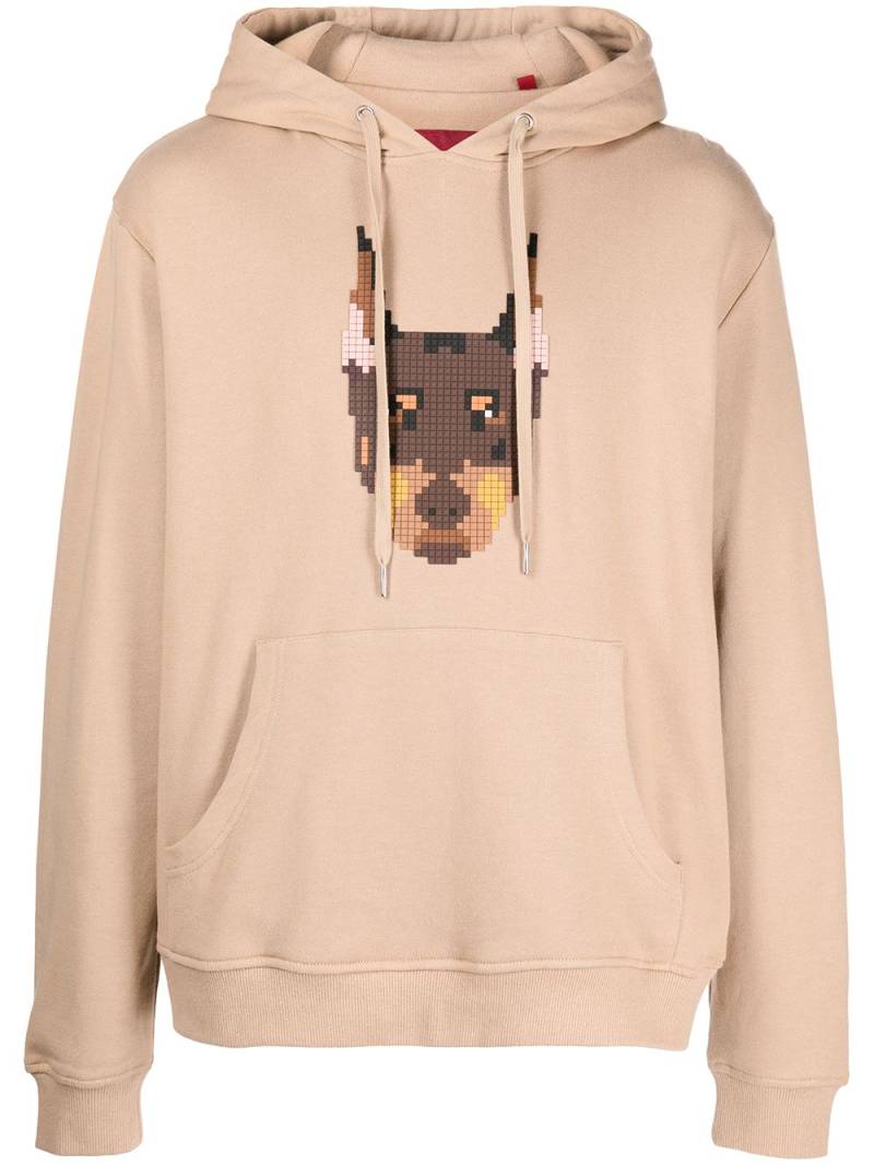 Mostly Heard Rarely Seen 8-Bit Doberman Pincher pullover hoodie - Brown von Mostly Heard Rarely Seen 8-Bit