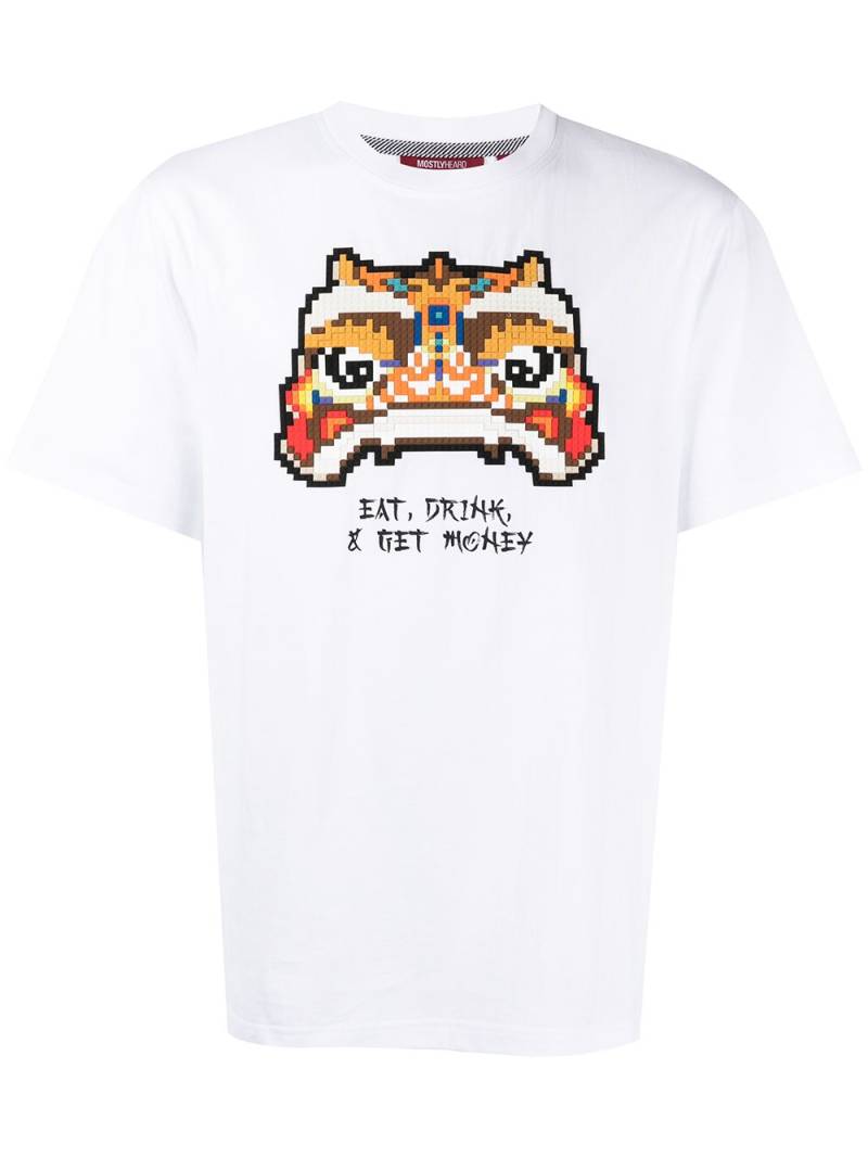 Mostly Heard Rarely Seen 8-Bit Eat, Drink & Get Money T-shirt - White von Mostly Heard Rarely Seen 8-Bit