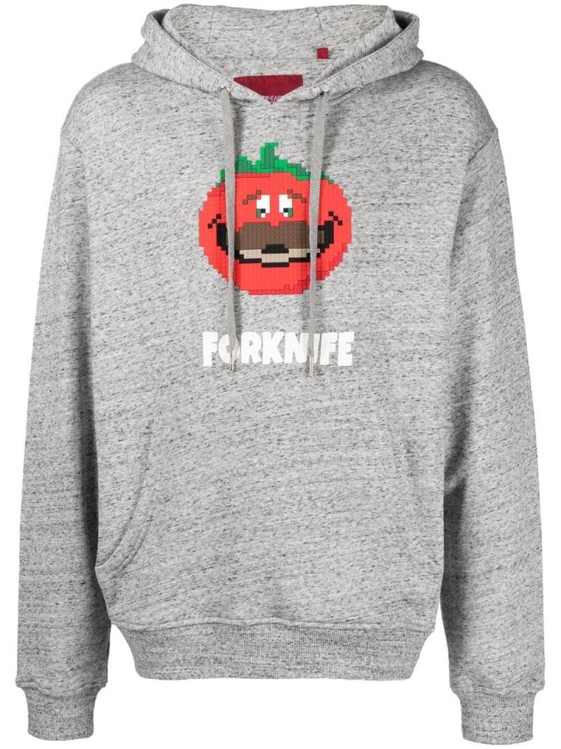 Mostly Heard Rarely Seen 8-Bit Forknife pullover hoodie - Grey von Mostly Heard Rarely Seen 8-Bit