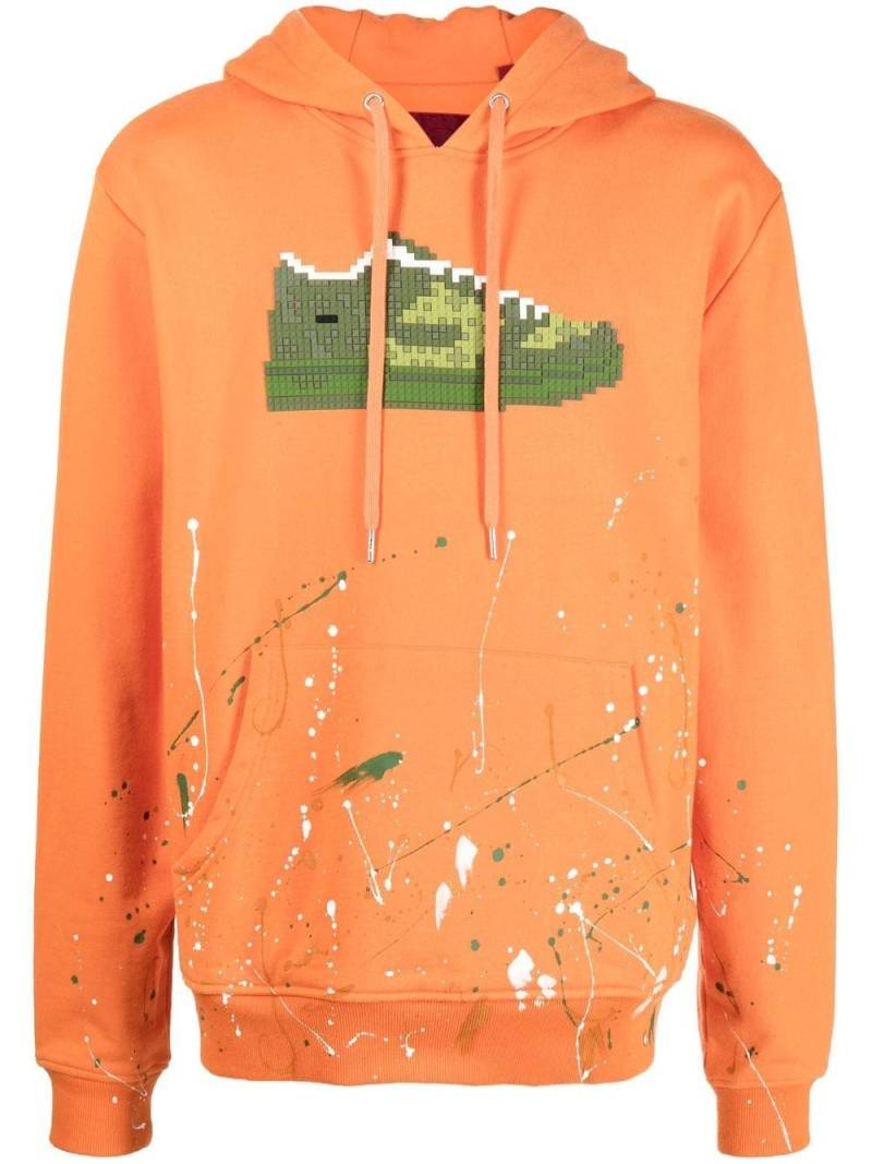 Mostly Heard Rarely Seen 8-Bit Green Louis long-sleeve hoodie - Orange von Mostly Heard Rarely Seen 8-Bit