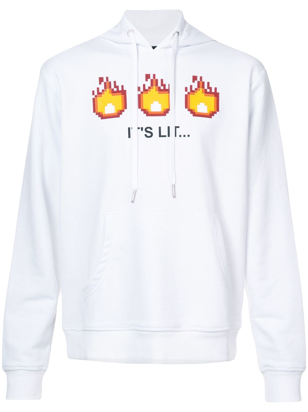 Mostly Heard Rarely Seen 8-Bit It's Lit hoodie - White von Mostly Heard Rarely Seen 8-Bit