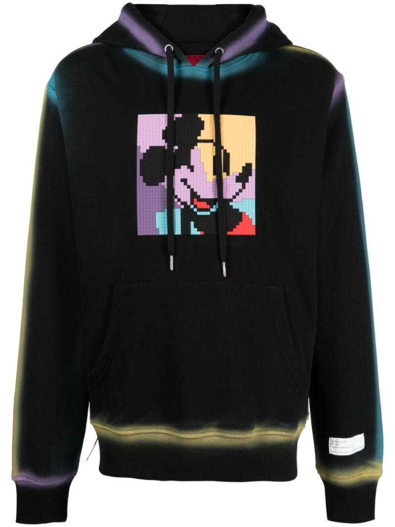 Mostly Heard Rarely Seen 8-Bit Legendary Mouse graphic-print cotton hoodie - Black von Mostly Heard Rarely Seen 8-Bit