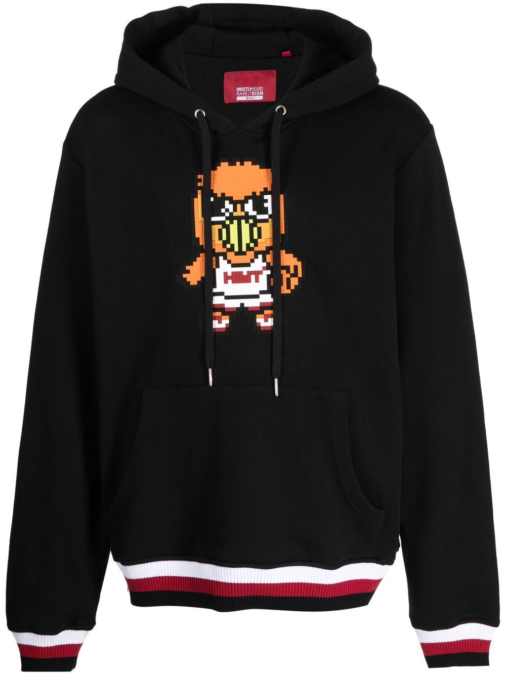 Mostly Heard Rarely Seen 8-Bit Miami graphic-print hoodie - Black von Mostly Heard Rarely Seen 8-Bit