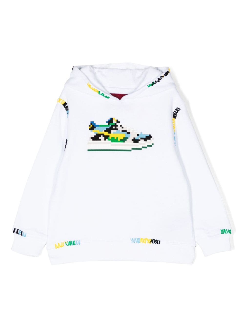 Mostly Heard Rarely Seen 8-Bit Mini Farmland cotton hoodie - White von Mostly Heard Rarely Seen 8-Bit