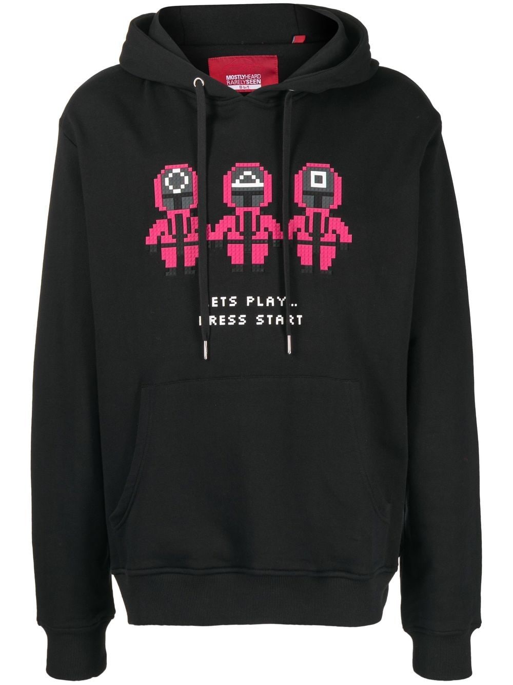 Mostly Heard Rarely Seen 8-Bit Pink Trio drawstring hoodie - Black von Mostly Heard Rarely Seen 8-Bit