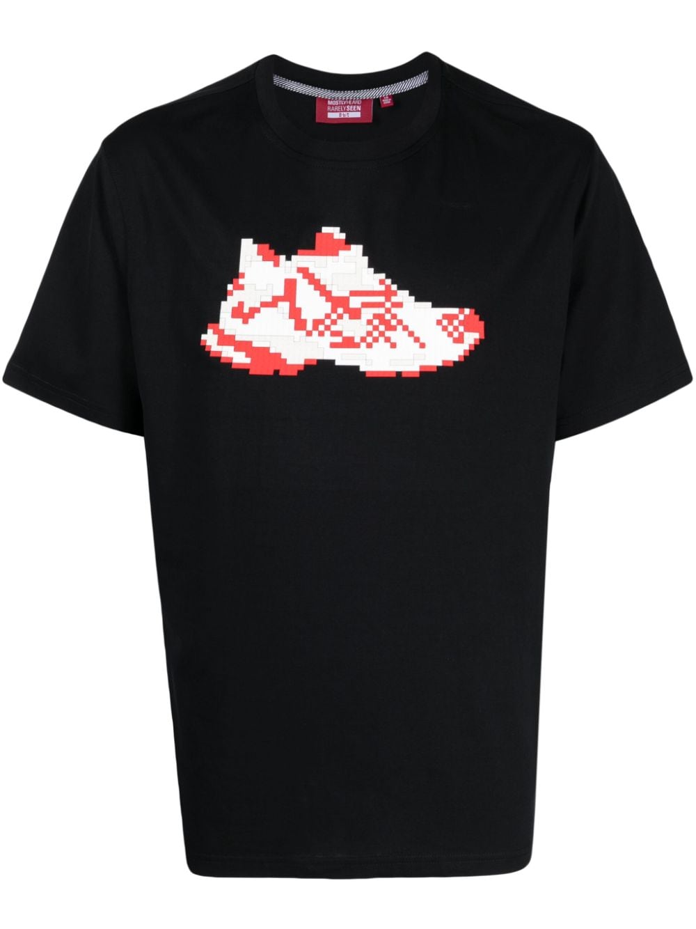 Mostly Heard Rarely Seen 8-Bit Red Runner cotton T-shirt - Black von Mostly Heard Rarely Seen 8-Bit