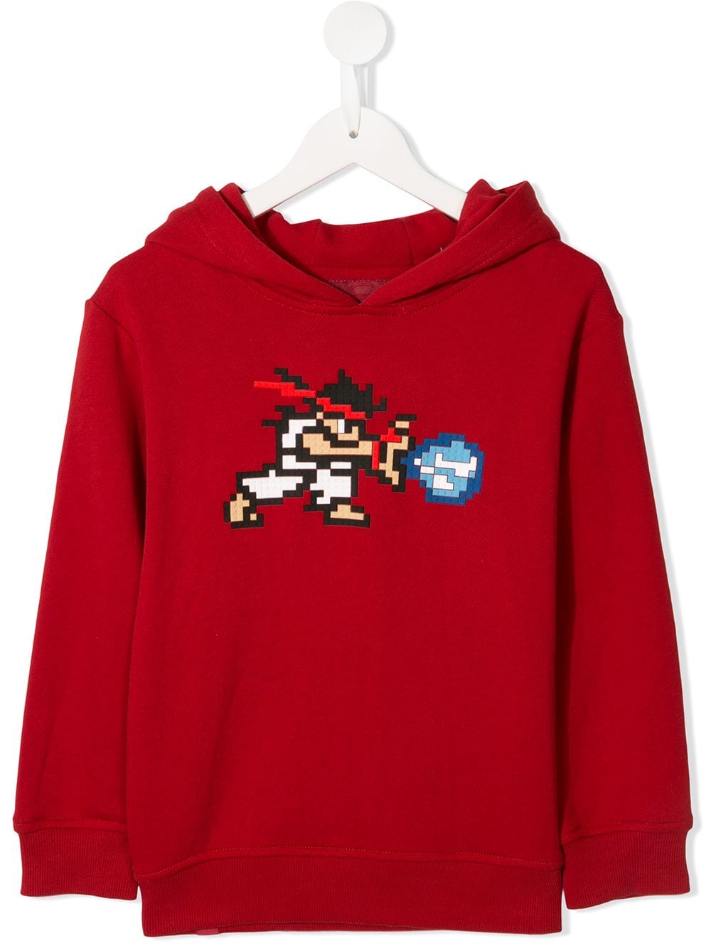 Mostly Heard Rarely Seen 8-Bit Tiny White Warrior hoodie - Red von Mostly Heard Rarely Seen 8-Bit