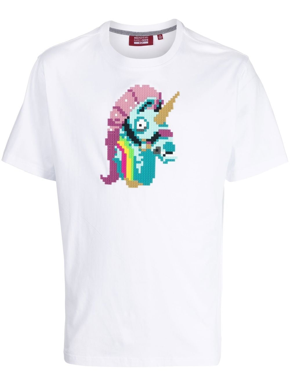 Mostly Heard Rarely Seen 8-Bit Unicorn short-sleeved T-shirt - White von Mostly Heard Rarely Seen 8-Bit