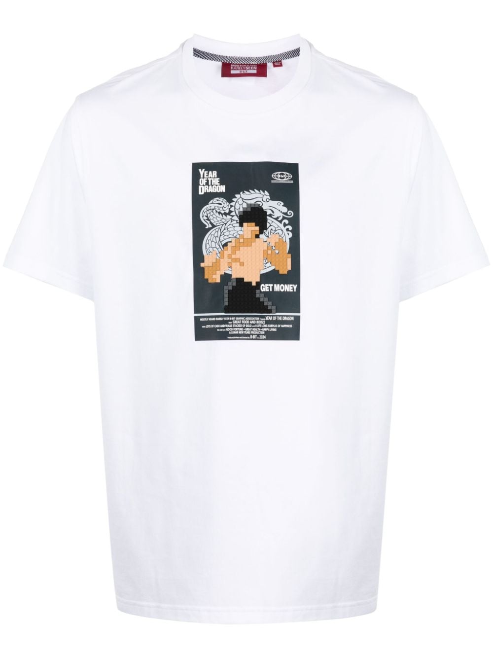 Mostly Heard Rarely Seen 8-Bit Year of the Dragon cotton T-shirt - White von Mostly Heard Rarely Seen 8-Bit