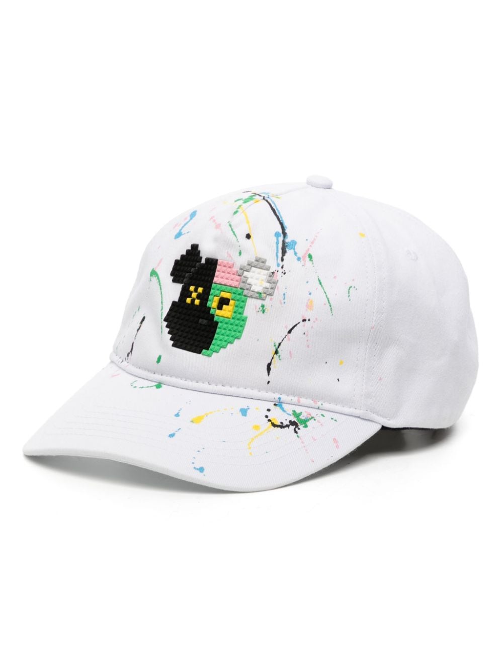 Mostly Heard Rarely Seen 8-Bit bear-motif cotton cap - White von Mostly Heard Rarely Seen 8-Bit