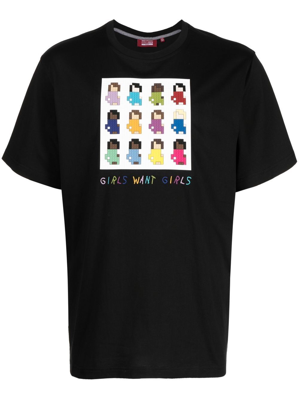 Mostly Heard Rarely Seen 8-Bit graphic-print cotton T-shirt - Black von Mostly Heard Rarely Seen 8-Bit