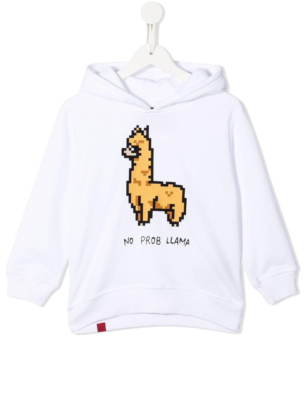 Mostly Heard Rarely Seen 8-Bit graphic-print cotton hoodie - White von Mostly Heard Rarely Seen 8-Bit