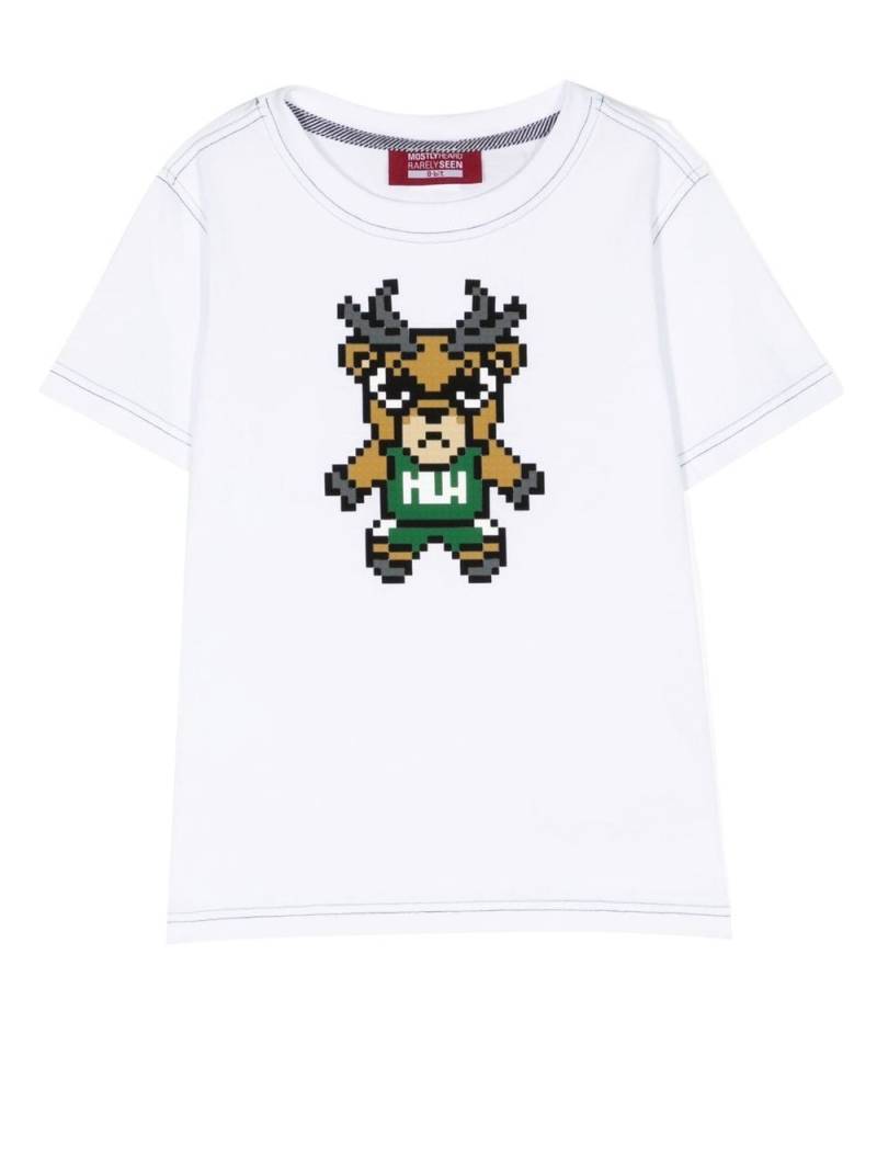 Mostly Heard Rarely Seen 8-Bit graphic-print short-sleeve T-shirt - White von Mostly Heard Rarely Seen 8-Bit