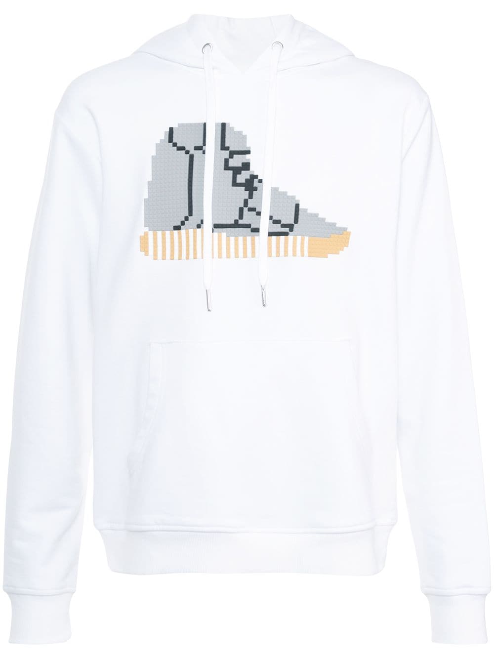 Mostly Heard Rarely Seen 8-Bit hi-top sneaker hoodie - White von Mostly Heard Rarely Seen 8-Bit