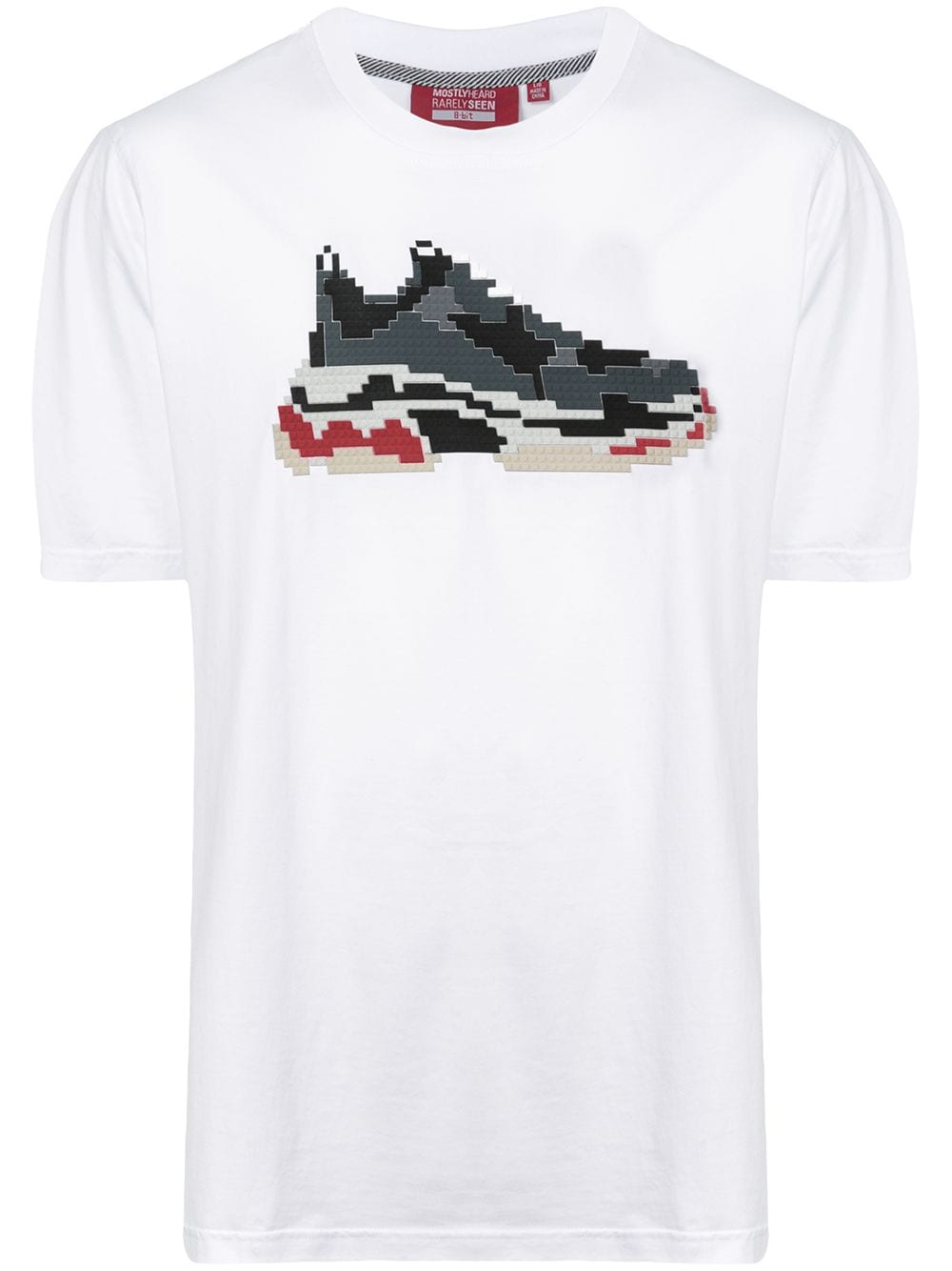 Mostly Heard Rarely Seen 8-Bit pixel sneakers T-shirt - White von Mostly Heard Rarely Seen 8-Bit