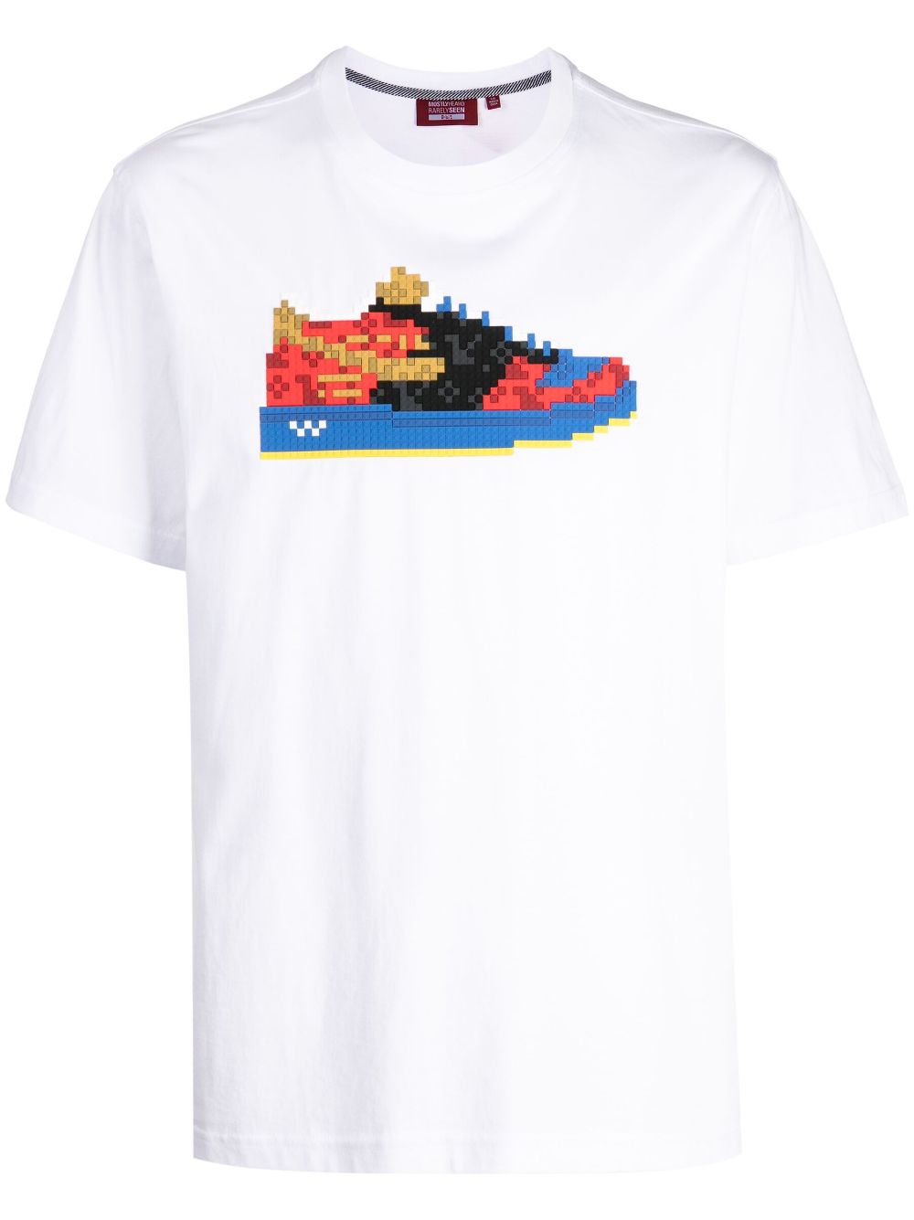 Mostly Heard Rarely Seen 8-Bit sneaker-print cotton T-shirt - White von Mostly Heard Rarely Seen 8-Bit