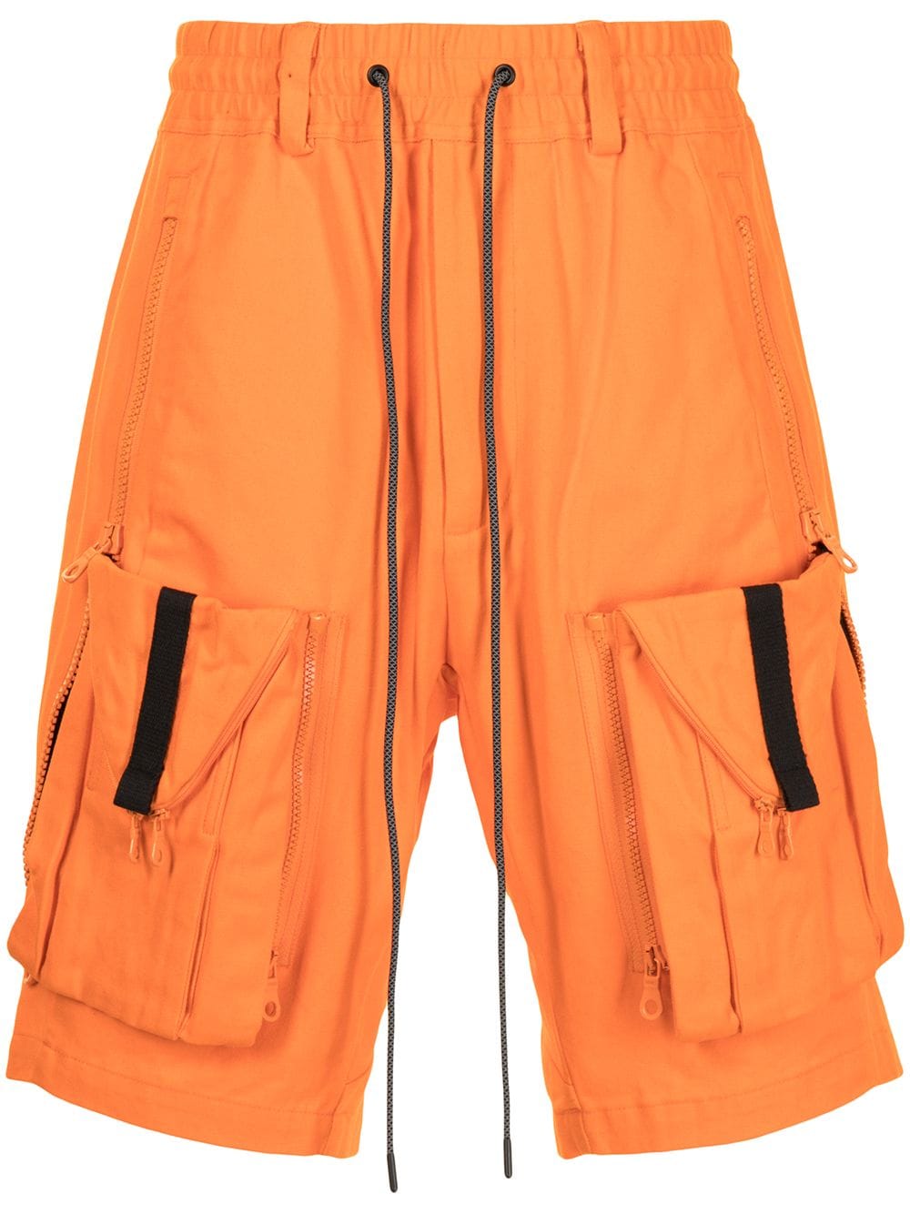 Mostly Heard Rarely Seen Zipoff cargo shorts - Orange von Mostly Heard Rarely Seen