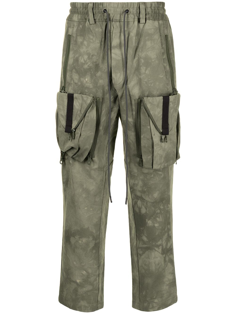 Mostly Heard Rarely Seen Zipoff cargo trousers - Green von Mostly Heard Rarely Seen